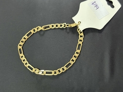 Pulsera eslabones oro laminado