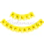 Banderin Feliz Cumple - Amarillo x1u.