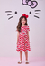 Vestido Momi Hello Kitty Vermelho Ondas - loja online