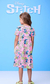 Vestido Momi Stitch Estampado na internet