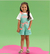 Macaquito Petit Cherie Love Laranja e Verde - comprar online