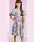 Vestido Momi Florido Pequena Sereia