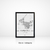 Mapas de Ciudades Enmarcado - Continente Americano