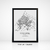 Mapas de Ciudades Enmarcado - Ciudades de México - tienda en línea