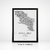 Imagen de Mapas de Ciudades Enmarcado - Ciudades de México