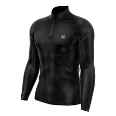 Camiseta Camisa Blusa Pesca Básica Com Proteção Solar Preta na internet