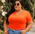 Blusa de Manga Curta Gola V Plus Size - comprar online