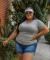 Blusa de Manga Curta Gola V Plus Size