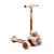 Patinete Infantil Aviãozinho Feliz DM Toys DMR6816 BG 3 Rodas com Luz e Som Dobrável até 60kg