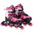 Patins Inline Ajustável DM Toys DMR6556 Rosa – Tamanho G (38 ao 41)