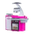 Cozinha Infantil de Brinquedo Classic Rosa - Cotiplás