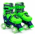 Patins Roller 4 Rodas com Rodas Brilhantes Ajustável 31 ao 34 Unissex – Unik Toys
