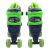 Patins Roller 4 Rodas com Rodas Brilhantes Ajustável 31 ao 34 Unissex – Unik Toys - Real Center