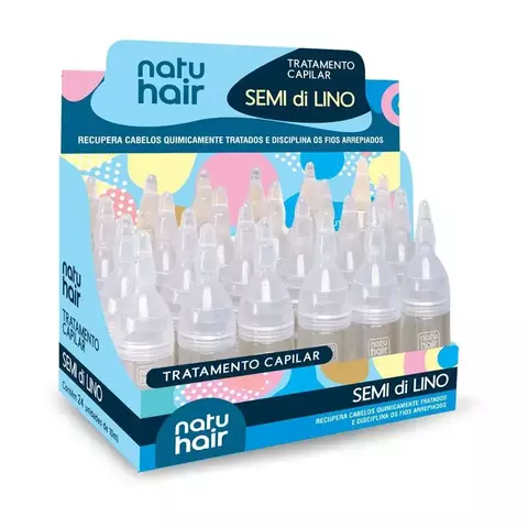 AMPOLA CAPILAR NATUHAIR - SEMI DI LINO 10ML