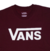 Camiseta VANS Classic burgundy REF. 0155104 - comprar online
