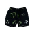 Shorts ONDAS E TRILHAS folhas verdes preto REF. 3210125280103