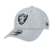 Boné NEW ERA aba curva 940 RAIDERS heather cinza snap REF. 197884206403 - Mahallo Store