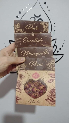 Hierbas en sobres