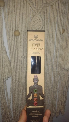 Sahumerios Aromanza 7 chakras
