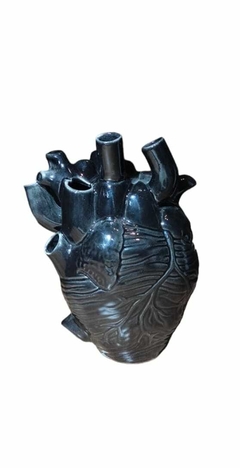Florero Corazón Anatomico - Con Madera