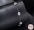 Pulsera de flor de moissanita en plata 925 - Samara Cangane - Pratas e Semijóias 