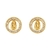 Women's earring studded with zirconia Virgin Mary