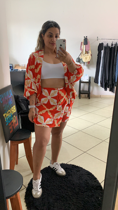 Conjunto Shorts e Kimono - comprar online
