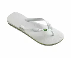 Havaianas Branca Brasil - Van Rodrigues Boutique