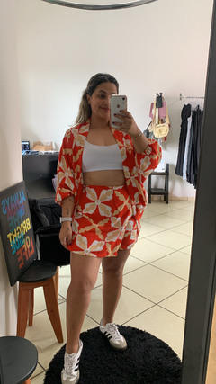 Conjunto Shorts e Kimono