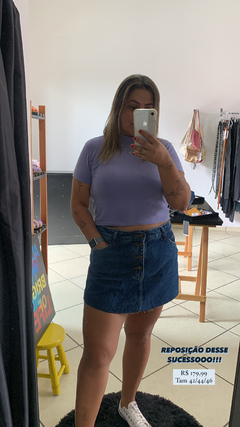Short Saia Jeans Hering - loja online