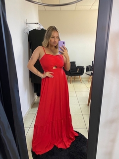 Vestido Any Vermelho na internet