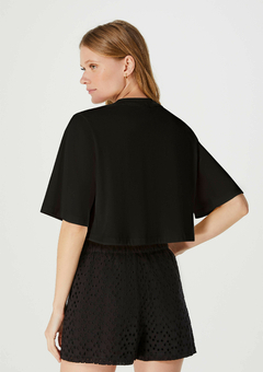 Croped Hering Preto - comprar online