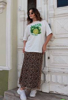 Saia Tule Animal Print