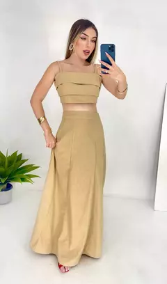 Conjunto Saia e Croped