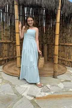 Vestido Camy Azul Bebe