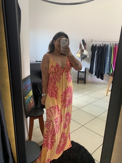 Vestido Hering Laranja Rosa - comprar online