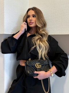 Jaqueta Bomber Preta - comprar online