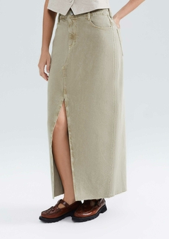 Saia Sarja Midi Hering - comprar online