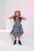 Vestido Infantil Xadrez na internet