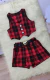 Conjunto Infantil Menina xadrez moda blogueirinha festas na internet