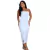 Vestido feminino em alfaiataria com fenda