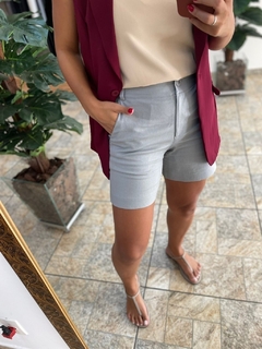 Short Alfaiataria Linho