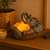Lampara de sal del Himalaya Elefante Hindu - comprar online