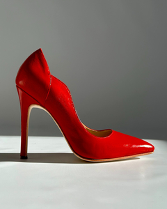 Stiletto Olivia rojo charol