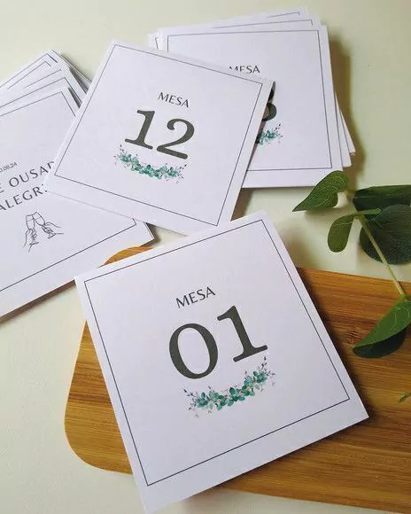 Tag Número de Mesa