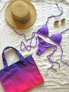 BOLSA NORONHA DEGRADÊ ROXO COM PINK - comprar online