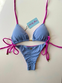 LACINHO AZUL CEU COM PINK na internet