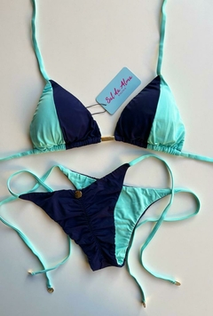 LACINHO BICOLOR TIFFANY COM MARINHO - comprar online