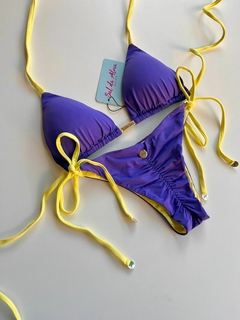 Imagem do LACINHO ROXO COM AMARELO