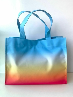 BOLSA NORONHA DEGRADÊ AZUL COM ROSA - comprar online